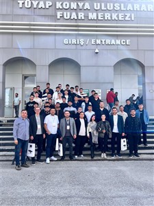 Ortaköy MYO Mekatronik Öğrencileri MAKTEK Konya Fuarını Ziyaret Etti