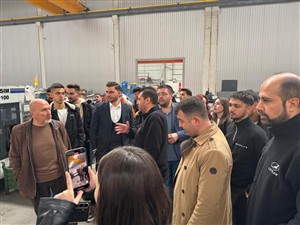 Ortaköy MYO Mekatronik Öğrencilerinden Akko Makina ve Ceylan Robot’a Teknik Gezi