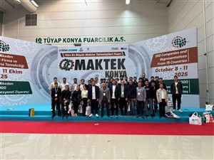 Ortaköy MYO Mekatronik Öğrencileri MAKTEK Konya Fuarını Ziyaret Etti