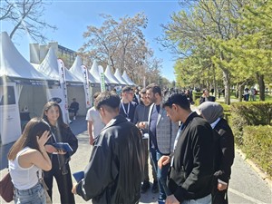 Ortaköy MYO Mekatronik Öğrencileri İKAF Kariyer Fuarına Katıldı