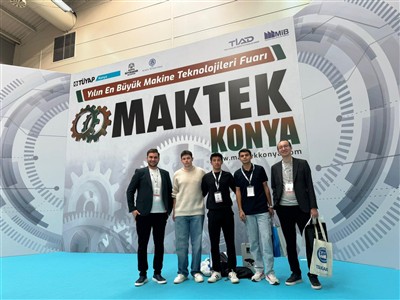 Ortaköy MYO Mekatronik Öğrencileri MAKTEK Konya Fuarını Ziyaret Etti